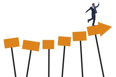 İş adamıyla büyüme kavramı