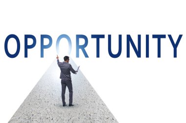 İş adamlarıyla fırsat kavramı