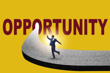 İş adamlarıyla fırsat kavramı