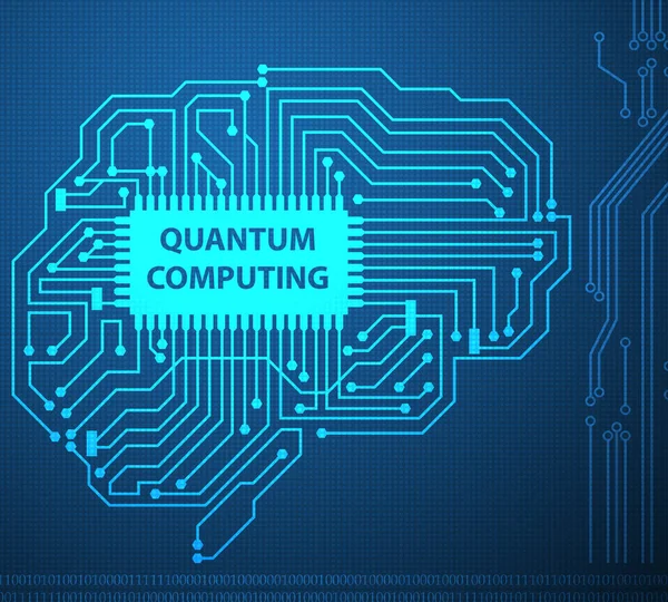 Komputery Kwantowe Jako Koncepcja Nowoczesnej Technologii — Zdjęcie stockowe