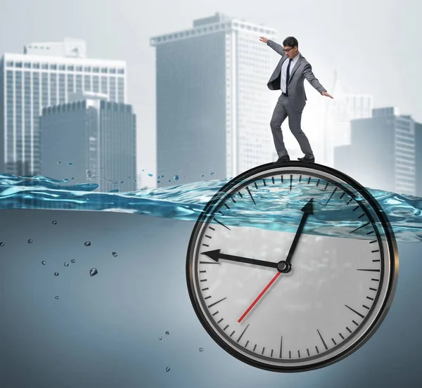 Zakenman Deadline Time Management Concept — Stockfoto