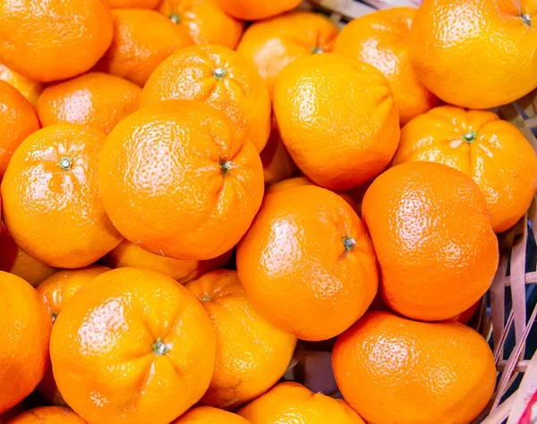 Citrusové Plody Trhu Stánku — Stock fotografie