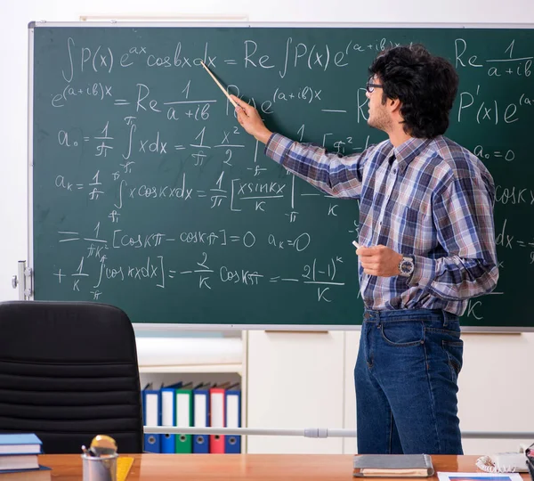 Legrační Učitel Matematiky Učebně — Stock fotografie