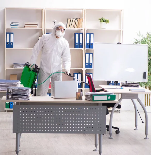 Professional Contractor Doing Pest Control Office — Stock Photo, Image
