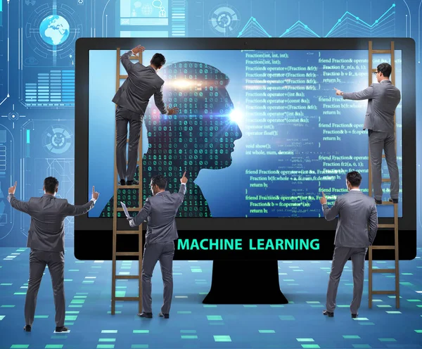 Machine Learning Concept Modern Technology — Stock Photo, Image