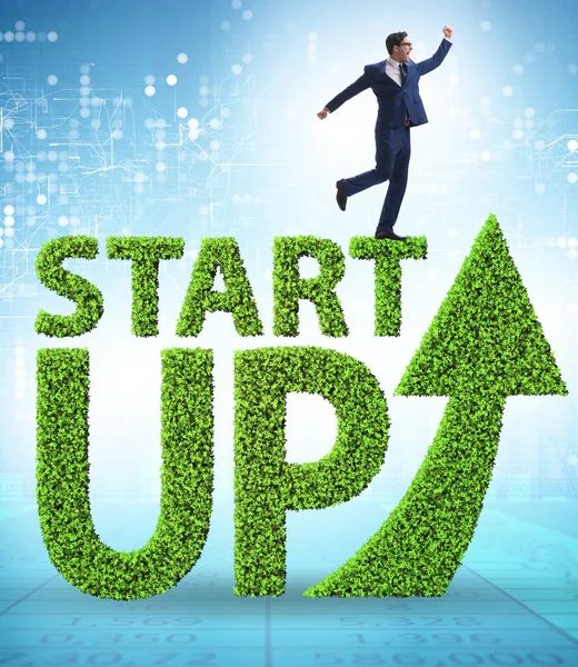 Concept Green Start Venture Capital — Stock Photo, Image