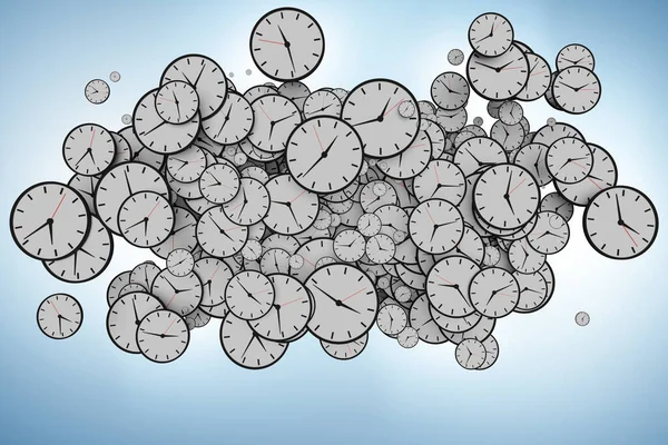 Conceptul Gestionare Timpului Ceasurile — Fotografie, imagine de stoc