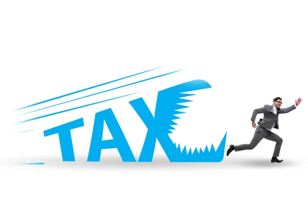 Geschäftskonzept Der Steuerlast — Stockfoto