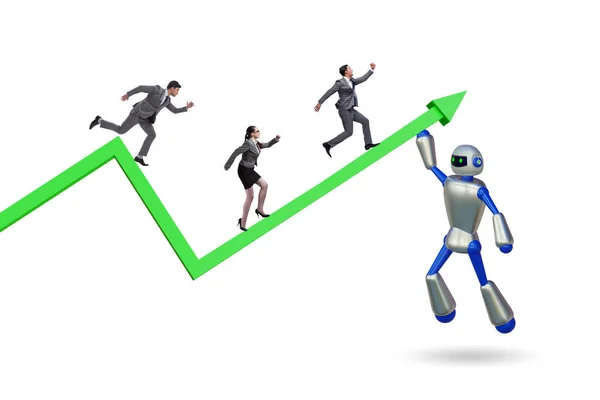 Kunstmatige Intelligentie Helpt Economische Groei Ondersteunen — Stockfoto