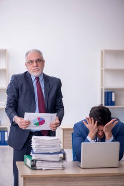 İş yerinde çalışan iki meslektaş