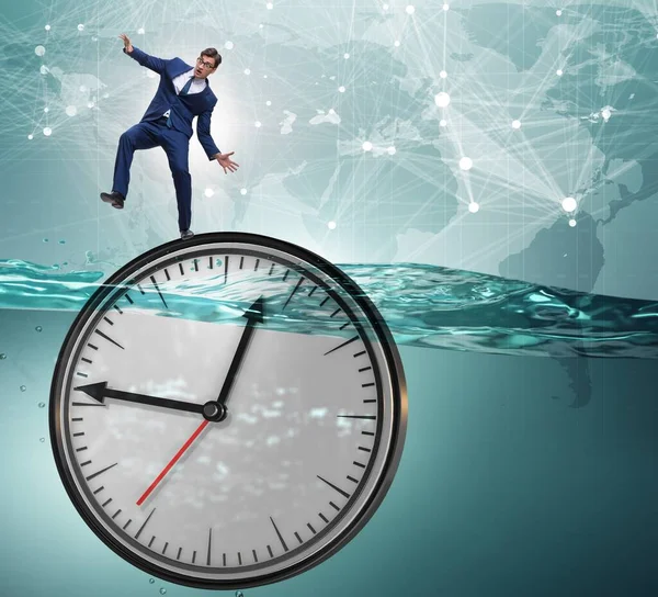 Zakenman Deadline Time Management Concept — Stockfoto
