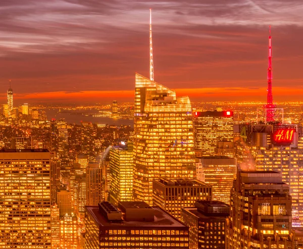 New York Dezember 2013 Blick Auf Lower Manhattan Dezember New — Stockfoto