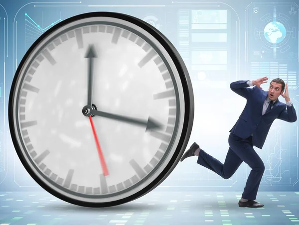 Ondernemer Werknemer Time Management Concept — Stockfoto