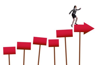 İş kadınıyla büyüme kavramı