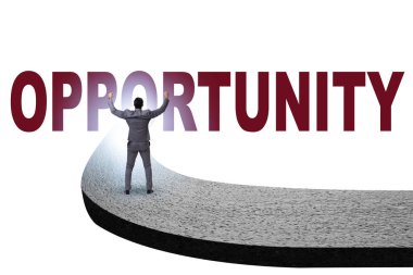 İş adamlarıyla fırsat kavramı
