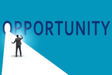 İş adamlarıyla fırsat kavramı