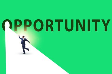 İş adamlarıyla fırsat kavramı