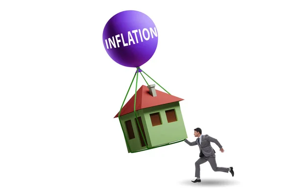 Konzept Der Inflation Der Häuserpreise — Stockfoto