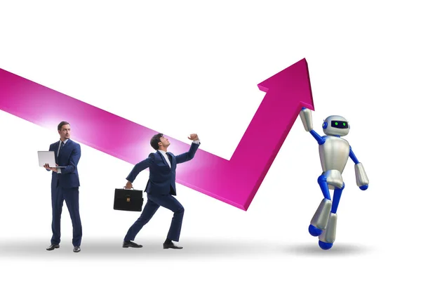 Artificial Intelligence Helping Support Economic Growth — Stock Photo, Image