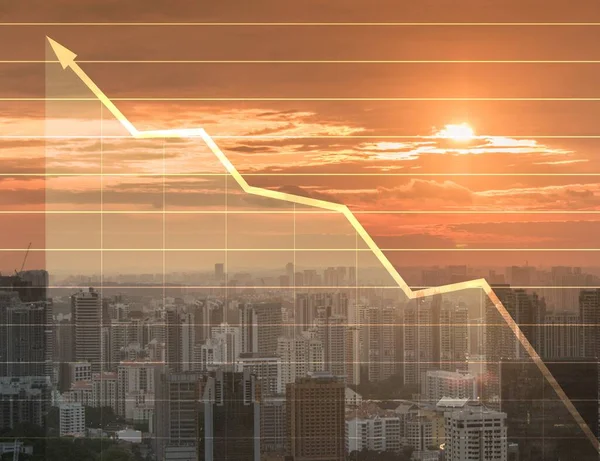 Economic Growth Concept Charts — Stock Photo, Image