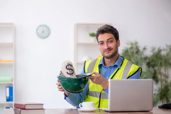 Young Architect Remuneration Concept — Stock Photo, Image