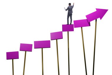 İş adamıyla büyüme kavramı