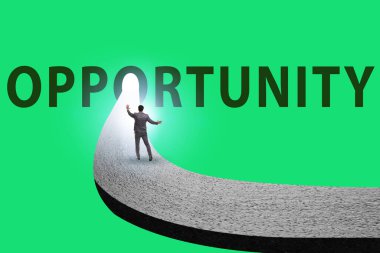 İş adamlarıyla fırsat kavramı