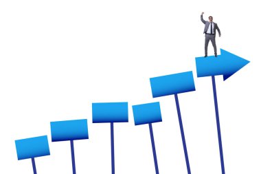 İş adamıyla büyüme kavramı