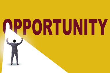 İş adamlarıyla fırsat kavramı