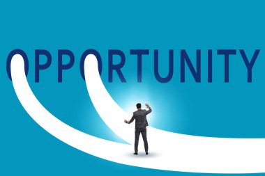 İş adamlarıyla fırsat kavramı