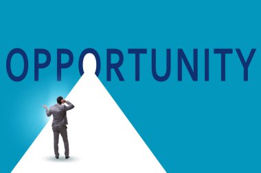 İş adamlarıyla fırsat kavramı