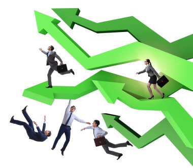 İş dünyası konseptinde iş adamı