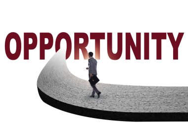 İş adamlarıyla fırsat kavramı