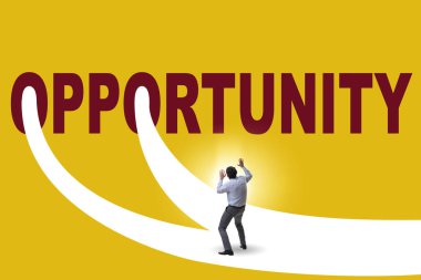 İş adamlarıyla fırsat kavramı