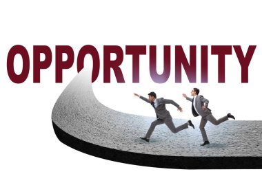 İş adamlarıyla fırsat kavramı