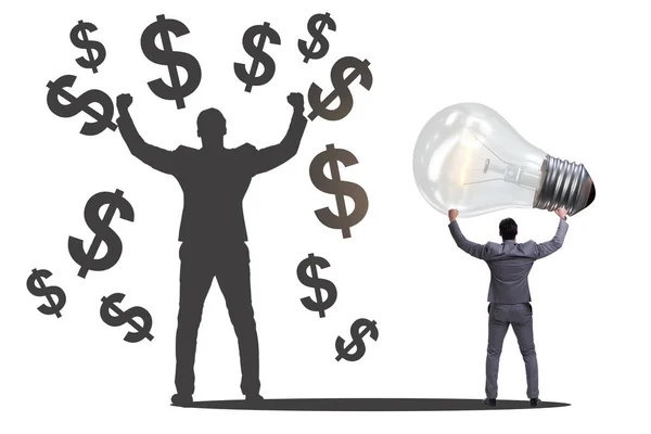Businessman Money Making Idea Concept — Stock Photo, Image