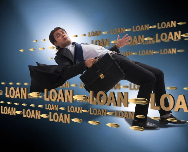 Business Concept Debt Borrowing — Stock Photo, Image