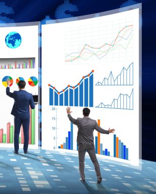 İş haritaları ve finansal görselleştirme kavramı