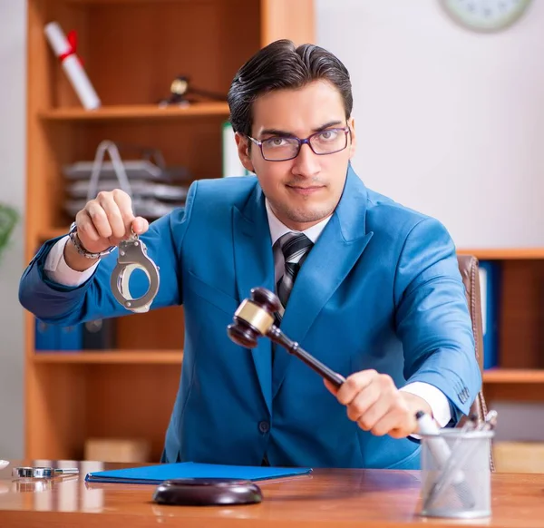 Lawyer Working Office — Stock Photo, Image