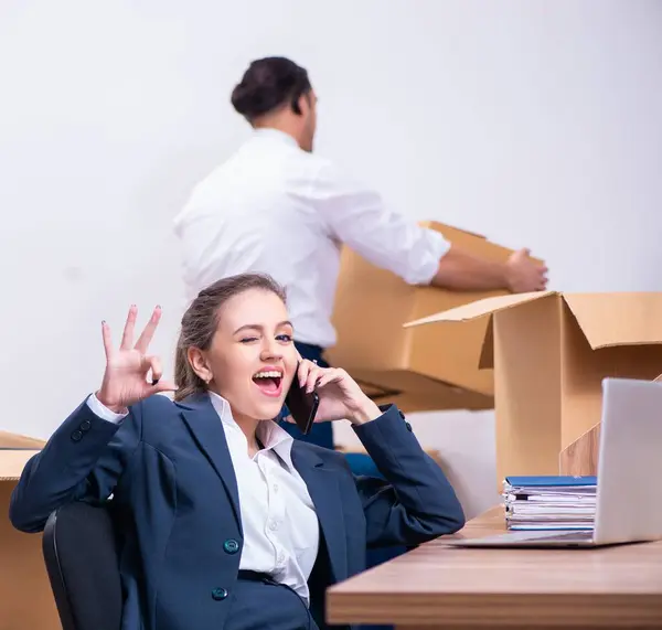 Two Employees Being Fired Work — Stock Photo, Image