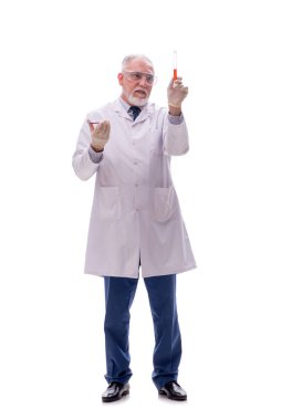 Yaşlı kimyagerin beyazı.