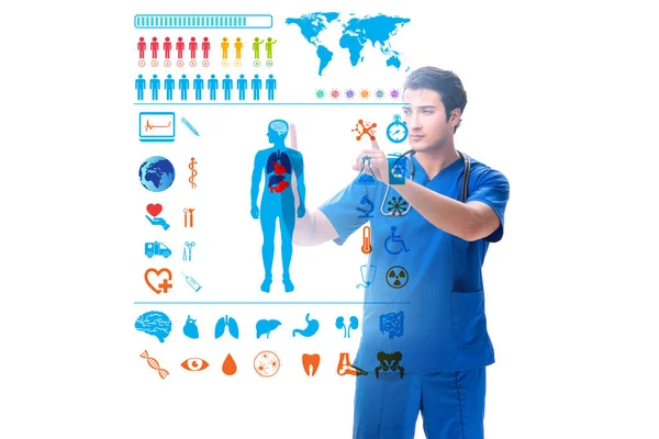Telemedicine Concept Medical Elements — Stock Photo, Image