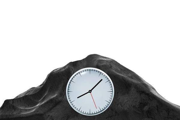 Concepto Fecha Límite Con Reloj Montaña — Foto de Stock