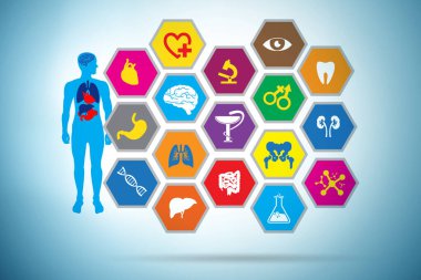 Tıbbi elementlerle teletıp konsepti