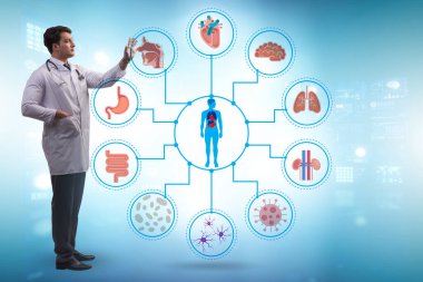 Tıbbi elementlerle teletıp konsepti