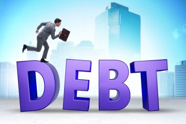 Büyük harflerle borç ve kredi kavramı