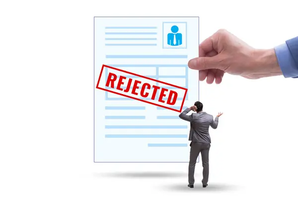 Man Receiving Rejection Notice His — Stock Photo, Image