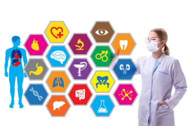 Tıbbi elementlerle teletıp konsepti