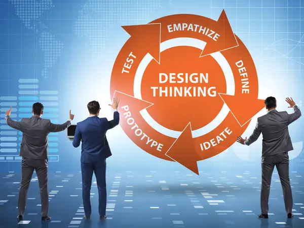 Design Thinking Concept Software Development — Stock Photo, Image