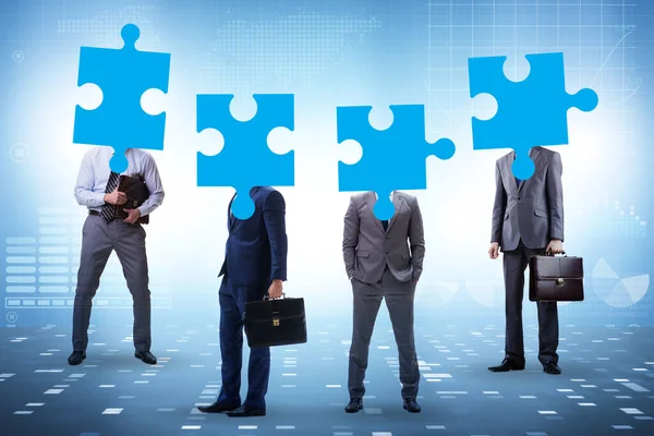 Concept Business People Jigsaw Puzzle — Stock Photo, Image